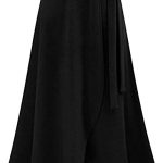 LISTHA A Line Long Skirts for Women with Pockets High Waist .
