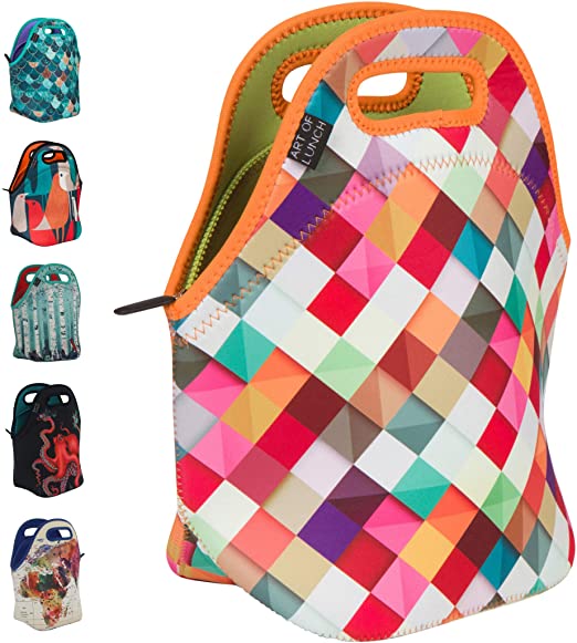 Amazon.com: Art of Lunch Insulated Neoprene Lunch Bag for Women .