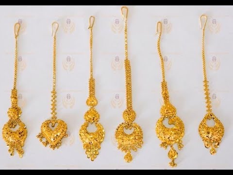 Maang Tikka Gold Designs