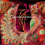 Beautiful peacock maggam work blouse (With images) | Maggam work .