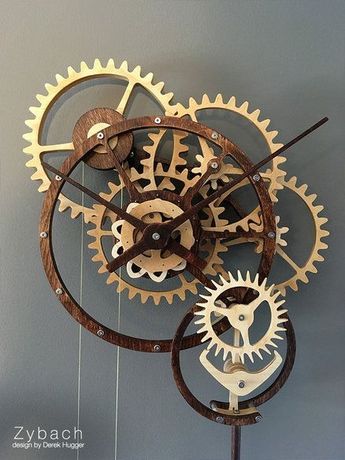 Zybach: a mechanical clock (With images) | Mechanical clock, Clock .