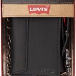 Great Deal on Levi's Men's Leather Trifold Chain Wallet, Gr