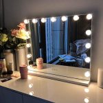 Amazon.com: FENCHILIN Large Vanity Mirror with Lights, Hollywood .
