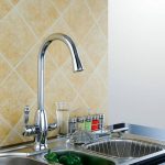 LED Contemporary Nickel Brushed Pull-out Kitchen Tap T0783N .