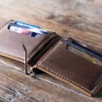 Leather Money Clip Wallet [Personalized] [Handmade] [Free Shippin