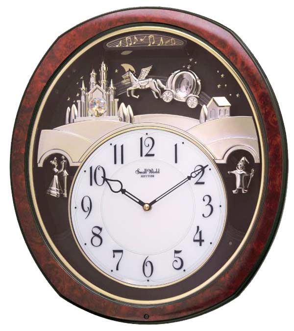 Rhythm 4MH862WU23 Princess Fantasy Musical Clock - The Clock Dep