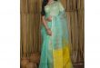 Pure Muslin Saree in Sea Green at Rs 7500/piece | Fancy Sarees .