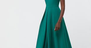 Penelope Midi Occasion Dress | Green | UK 8 / US 4 / EU 36 .