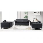 Black 4 Seater Modern Office Sofa, Rs 10000 /seat JRC Home Decor .