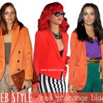 Red and Orange Blazers/Jackets - Fall Trend | O So Chic Bl