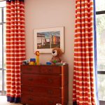 Orange Curtains - Traditional - boy's room - Anne Hepfer Desig