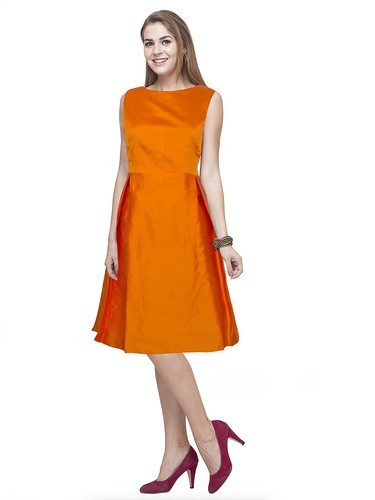 Orange Festive And Party Wear Exclusive Designer Frocks, Rs 399 .