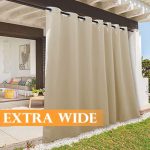 Amazon.com: RYB HOME Patio Curtains Outdoor Canvas Curtain, Summer .