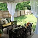 Amazon.com: RYB HOME Outdoor Indoor Sheer Curtain Drape for Patio .