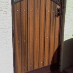 Side gate design (With images) | Wood gate, Wooden gates, Wooden .