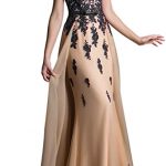 Amazon.com: YIRENWANSHA Lace Prom Dress For Girls Evening Party .