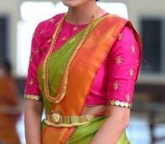 41 Latest pattu saree blouse designs to try in 2019 | Pattu saree .