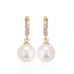 93383 Top Design Fake Fashionable Hanging Pearl Earrings Designs .