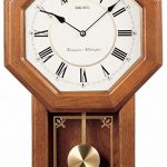 Amazon.com: Seiko Light Oak Traditional Schoolhouse Wall Clock .
