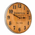 Wine Barrel Clock – Personalized Our Wine Barrel Clock is crafted .