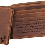 Amazon.com: 3 Choices, Custom Mens Leather Wallet, Engraved Wallet .