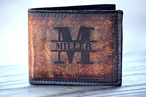 Amazon.com: Personalized Leather Wallet - Personalized Wallet .