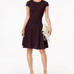 Alfani Petite Lace Fit & Flare Dress, Created for Macy's & Reviews .