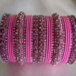 Pink Color Indian Designer Bangles Set Women by Shoppingover (With .