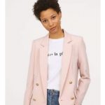 H&M Jackets & Coats | Hm Womens Pink Blazer Jacket | Poshma