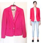 Zara Jackets & Coats | Hot Pink Blazer | Poshma