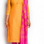 Soch Yellow And Pink Salwar Suit at Rs 3498/piece | Salwar Suit .