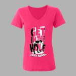 GET IN THE HOLE T-SHIRT – WOMENS PINK – ORNY ADA