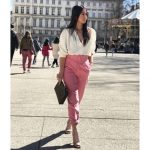 Zara Pants & Jumpsuits | Pink Belted Trousers | Poshma