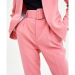 Image 2 of TROUSERS WITH BELT from Zara | Ideias fashion, Ternos .