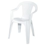 White Patio Low Back Chair 8234-48-4301 - The Home Dep