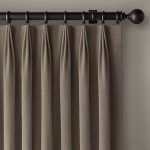 RH's 3-Fold Tailored Pleat Drapery (With images) | Pinch pleat .