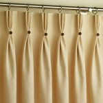 Pinch Pleat Curtains with Buttons - refashioning rod pinch pleat .