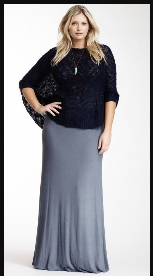 How to wear a maxi skirt plus size. | Maxi skirt outfits, Plus .