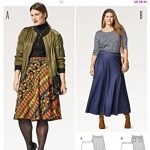 Amazon.com: Burda Ladies Easy Plus Size Sewing Pattern 6491 Flared .