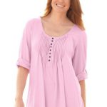 Aesthetic Official | Women's Plus Size Tunic top in solid knit .