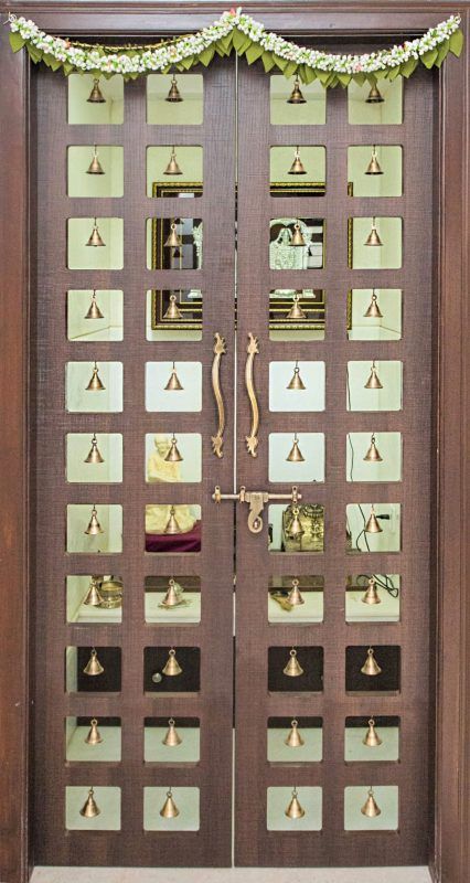 10+ Pooja Room Door Designs That Beautify Your Mandir Entrance .