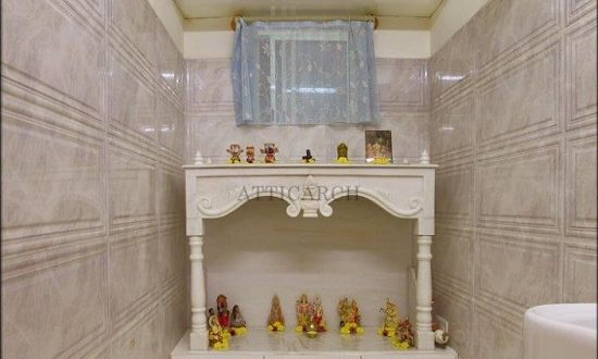 Pooja Room Tiles And Marbles Designs