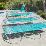 Vinyl Strap Chaise Lounge | Pool Lounge Chairs | Commercial .