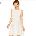 Betsey Johnson Dresses | White Lace Popover Dress | Poshma