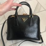 Prada Bags | Handbag Saffiano Patent Leather Promenade | Poshma