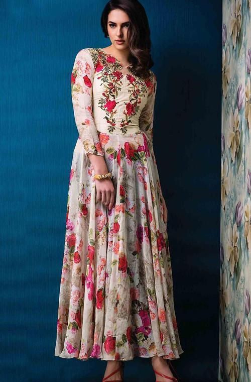 Floral Print Salwar suit for women,55 Different Designs Of Salwar .
