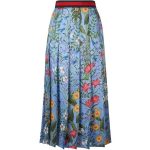 Gucci Floral Print Pleated Skirt | Harrods.com ❤ liked on .