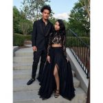 $136.99 Black Long Prom Dresses 2020 Long Sleeves Lace African Two .