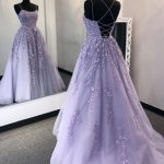 Fashion Criss-Cross Back Lavender Prom Dress – daisystyledre