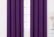 Amazon.com: BYSURE Purple 52 x 84 Inches Long Blackout Curtains .